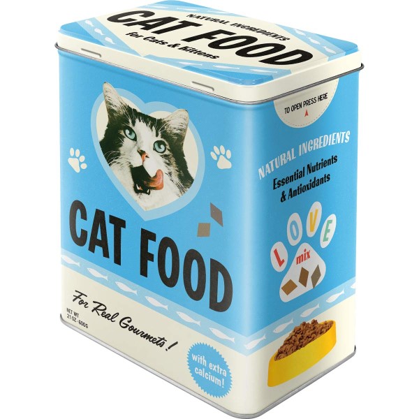 Storage Tin Cat Food 3L